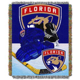 Panthers OFFICIAL NHL "Home Ice Advantage" 48"x 60" Woven Tapestry Throw