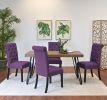 Ashford 7-Piece Dining Set, Hairpin Dining Table with 6 Chairs, 4 Color Options