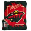 Wild OFFICIAL NHL "Run" Micro Raschel Throw Blanket; 46" x 60"
