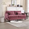COOLMORE Mid Century Modern chenille Fabric Loveseat sofa, 2-Seat Upholstered Loveseat Sofa Modern Couch for Living Room