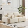 Modern Memory Foam Compressed Sofa,Large Sectional Couches for Living Room,Pet-Friendly Cloud Modular Sectional Sofa,Corduroy Fabric